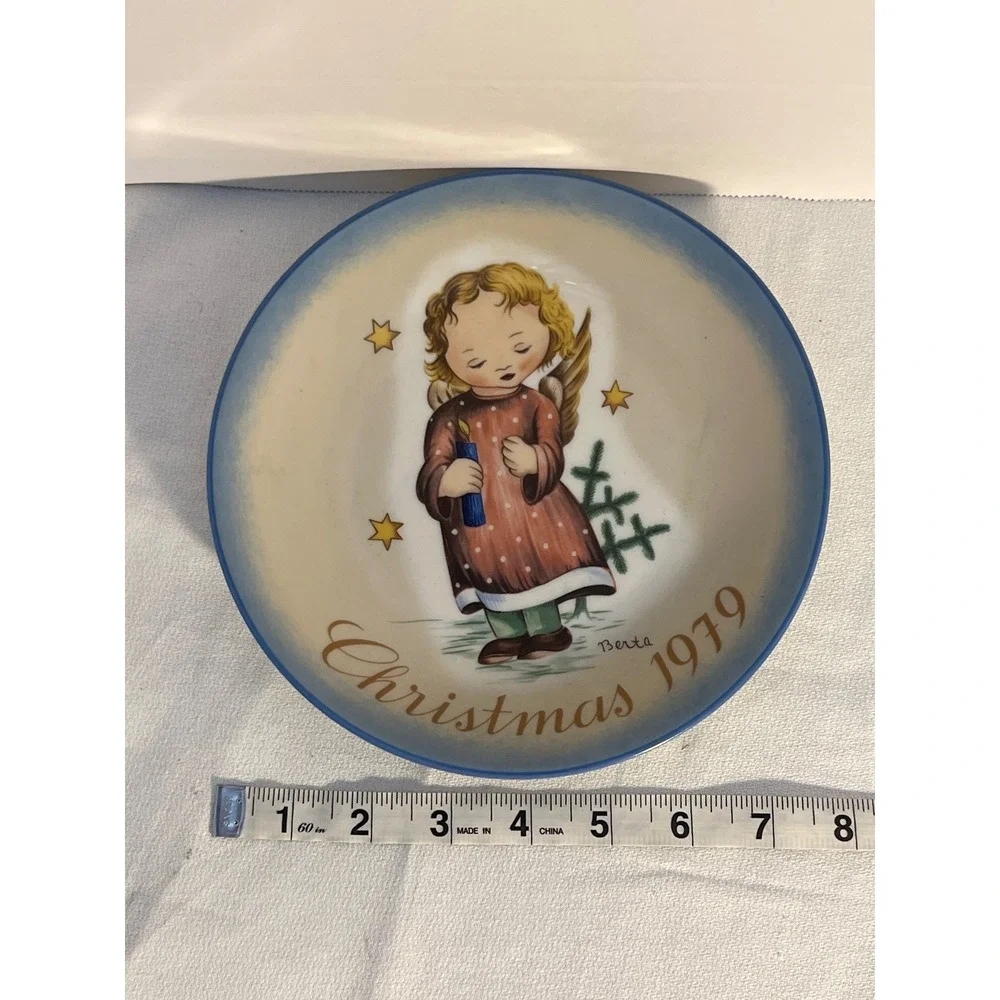 Schmid Christmas 1979 Starlight Angel Berta Hummel Collector Plate‎